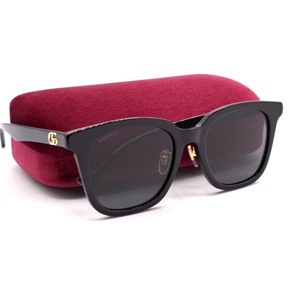 NEW GUCCI GG1000SK 003 BLACK GREY AUTHENTIC SUNGLASSES 55-20 - Picture 8 of 10